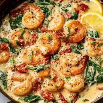 Easy Creamy Tuscan Shrimp Recipe