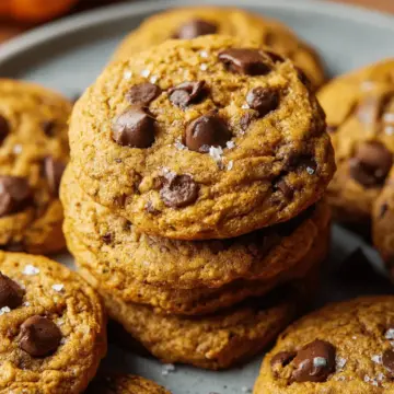 Brown Butter Pumpkin Chocolate Chip Cookies