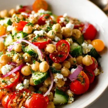 Mediterranean Chickpea Salad