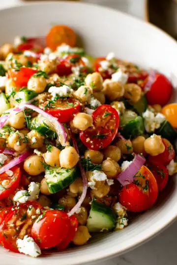 Mediterranean Chickpea Salad