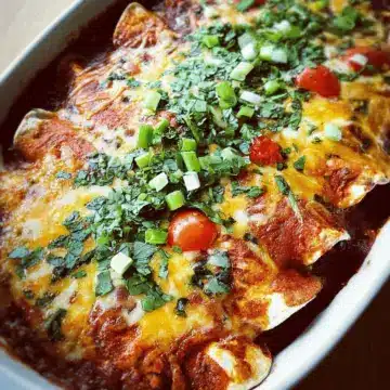 Vegetarian Bean and Cheese Enchiladas
