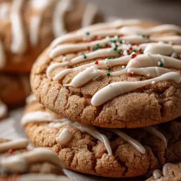 Chewy Maple Cinnamon Cookies with White Chocolate