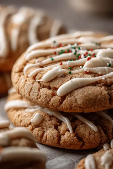 Chewy Maple Cinnamon Cookies with White Chocolate