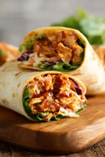 BBQ Chicken Wraps