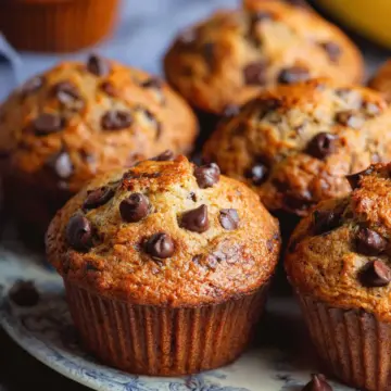 Banana Chocolate Chip Muffins