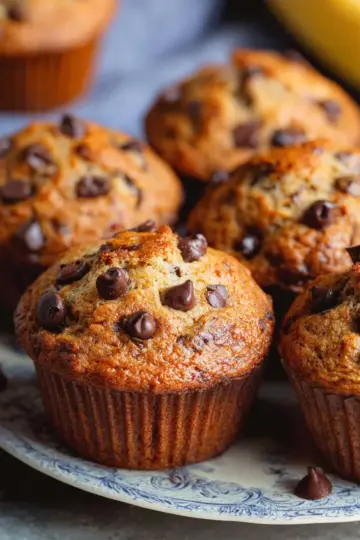 Banana Chocolate Chip Muffins