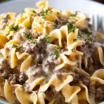 Ground Beef Stroganoff