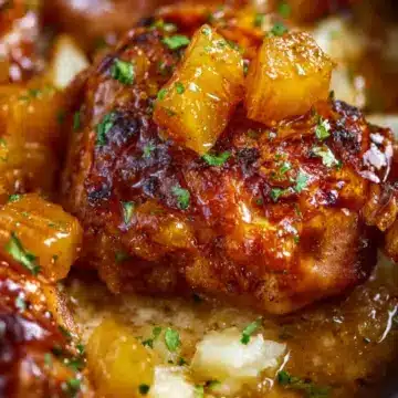 Slow Cooker Brown Sugar Pineapple Chicken