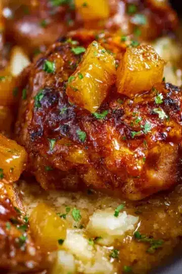 Slow Cooker Brown Sugar Pineapple Chicken