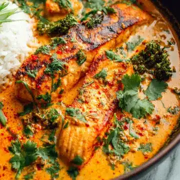 Salmon Coconut Curry