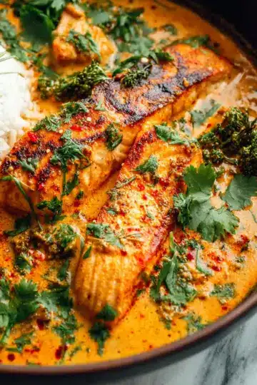 Salmon Coconut Curry
