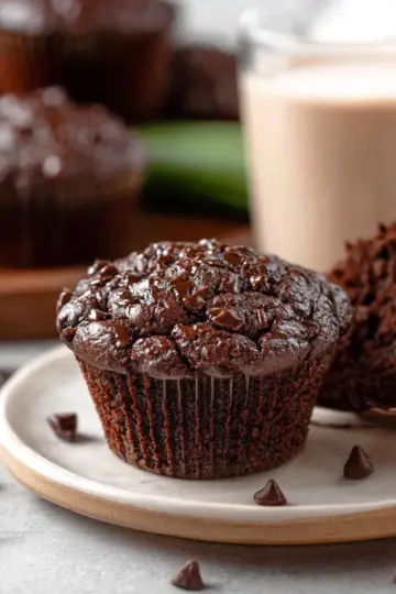 Chocolate Zucchini Muffins
