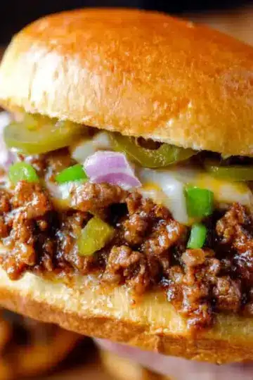 Philly Cheese Steak Sloppy Joes