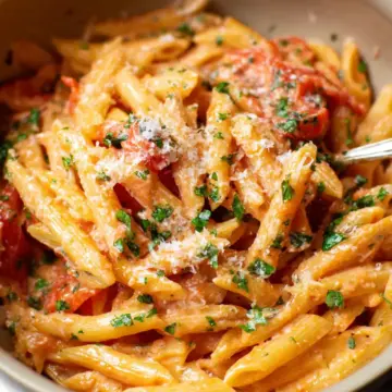 Super Easy Creamy Tomato Pasta