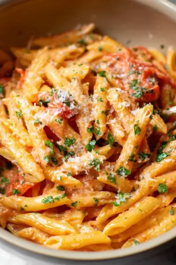Super Easy Creamy Tomato Pasta