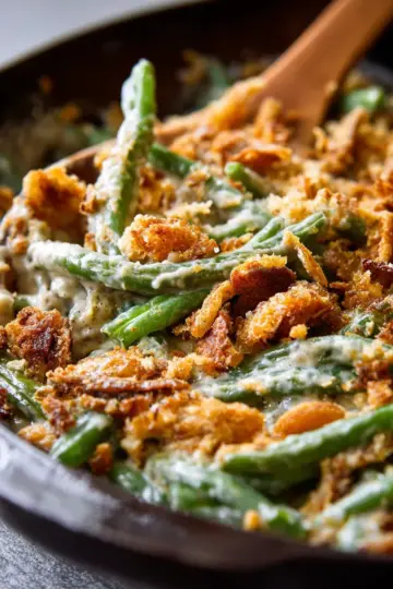 Creamy Green Bean Casserole from Scratch