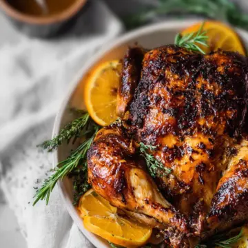 Honey Orange Roasted Chicken Recipe
