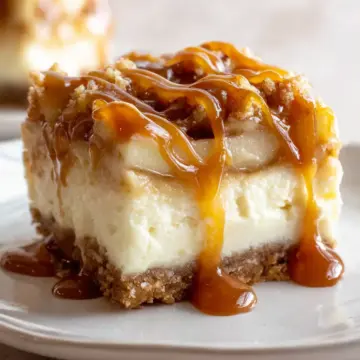 Caramel Apple Cheesecake Bars