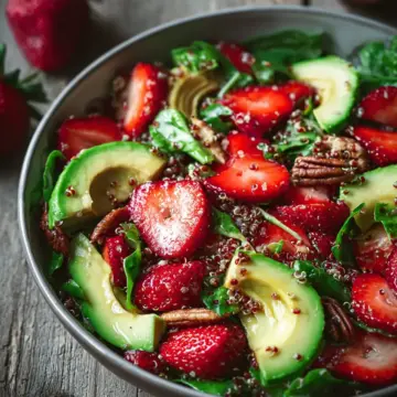 Strawberry Avocado Quinoa Salad