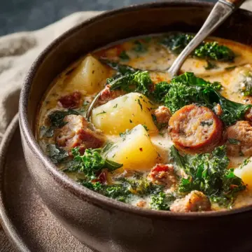 Sausage, Potato and Kale Soup