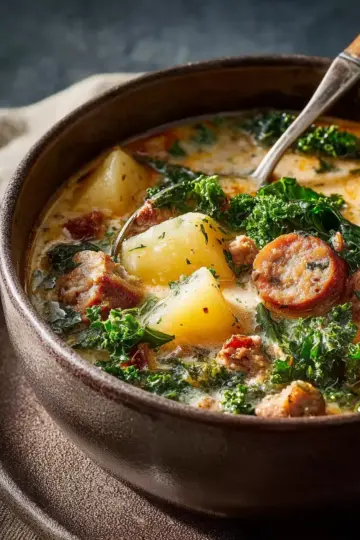 Sausage, Potato and Kale Soup