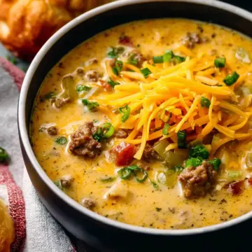 Award Winning Cheeseburger Soup