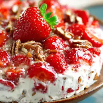 Strawberry Pecan Pretzel Salad