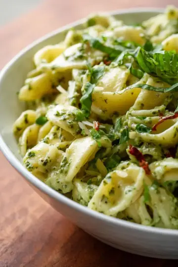 The BEST Creamy Pesto Pasta Recipe