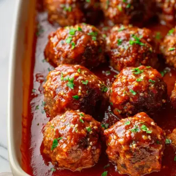 Easy Baked Porcupine Meatballs