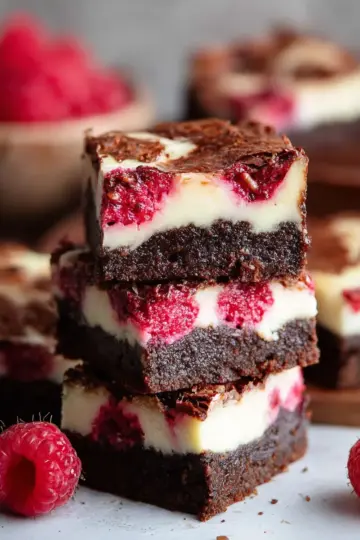 Raspberry Cheesecake Brownies