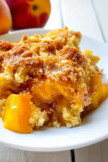 Peach Dump Cake