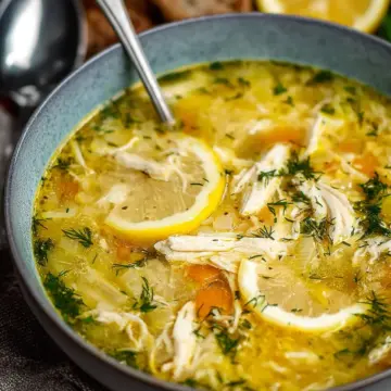 Greek Lemon Chicken Soup