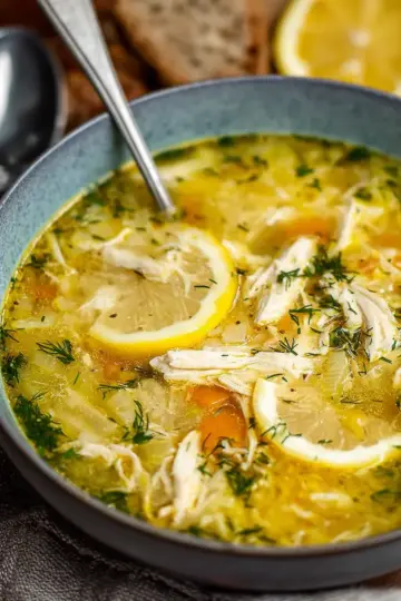Greek Lemon Chicken Soup