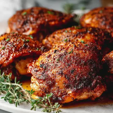 Crispy Baked Chicken Thighs