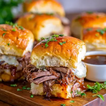Easy French Dip Sliders Recipe