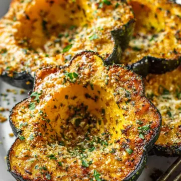 Parmesan Herb Roasted Acorn Squash