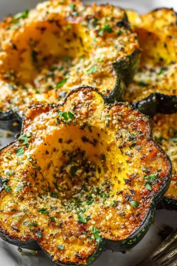Parmesan Herb Roasted Acorn Squash