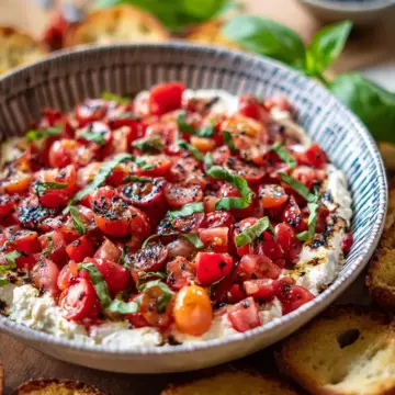 Easy Boursin Bruschetta Dip