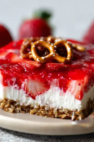 Gluten Free Strawberry Pretzel Salad