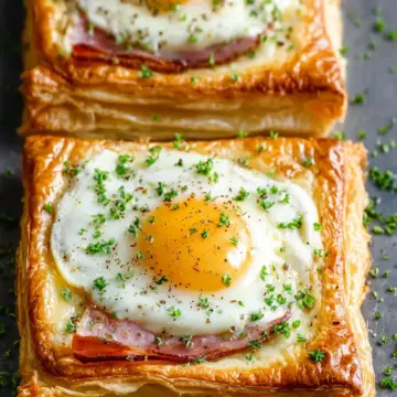 Puff Pastry Croque Madame