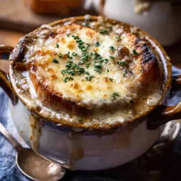Creamy French Onion and Mushroom Soup