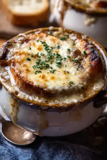 Creamy French Onion and Mushroom Soup