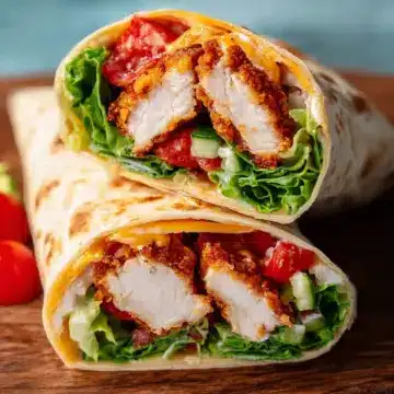 Healthy Crispy Chicken Wrap
