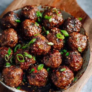 Easy Mongolian Meatballs