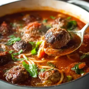 Italian Meatball Soup