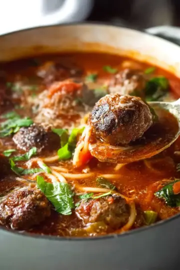 Italian Meatball Soup