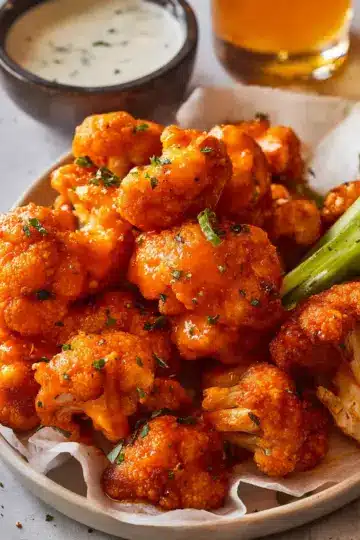 Air Fryer Buffalo Cauliflower