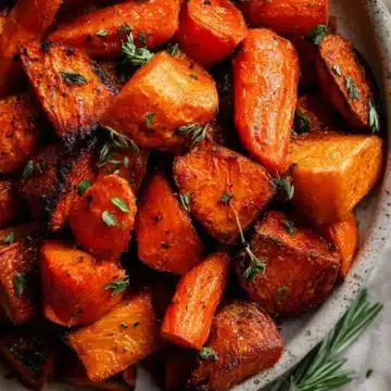 Roasted Sweet Potatoes & Carrots