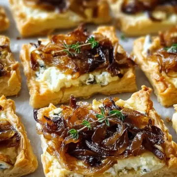 Caramelized Onion and Goat Cheese Tartlets Recipe