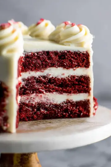 Red Velvet Cake with Cream Cheese Frosting
